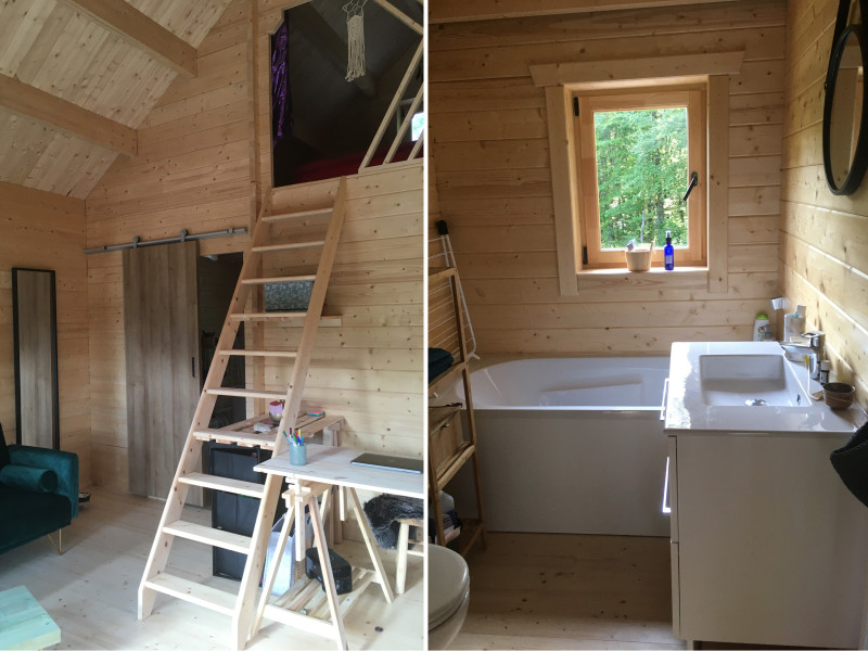 Réalisation de montage de chalet bois