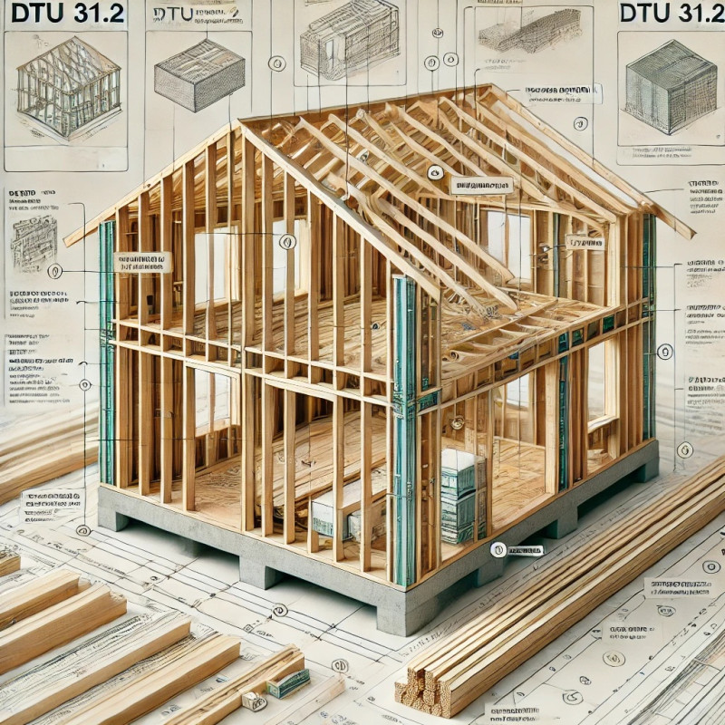 Comparatif des types de construction : ossature bois, béton cellulaire/banché et parpaing
