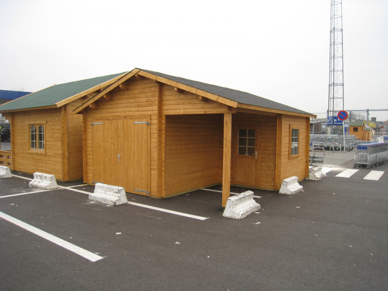 garage en Bois