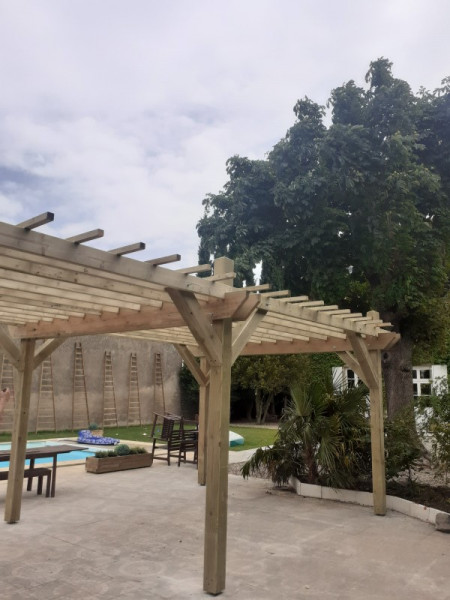 pergola en Bois