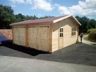 garage en Bois